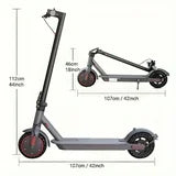 LADPED LP80 Electric Scooter - 350W 36V, 19mi Range, 8.5" Solid Tires, 3 Speed Modes, Foldable & Adjustable for Teens/Adults, Ideal for Commuting/Campus/Travel