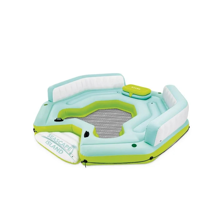 Intex Seascape Island Water Lounge with Built In Cooler and Backrests