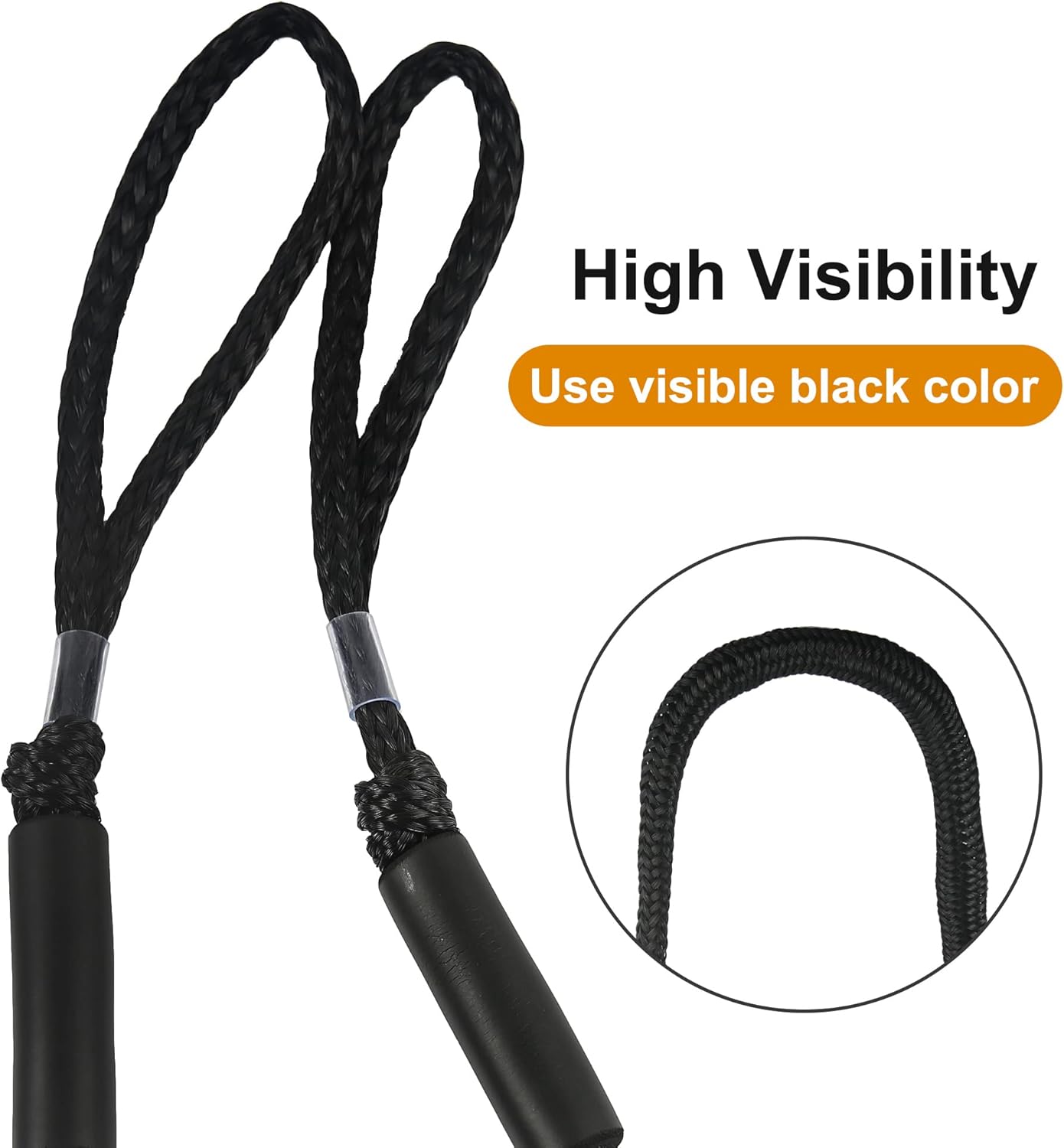 Bungee Dock Line Mooring Rope for Boat 4 ft 2 Pack