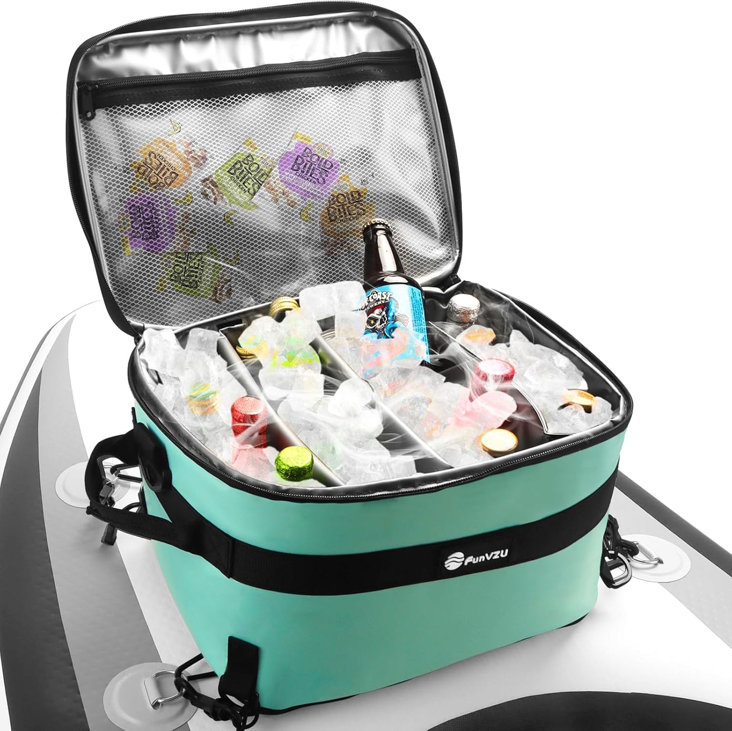 Paddle Board Cooler - Waterproof SUP Cooler Bag for Stand Up Paddle Board and Kayak - Leakproof Inflatable Cooler for SUP Accessories - Essential Paddleboard Accessory for Water Storage