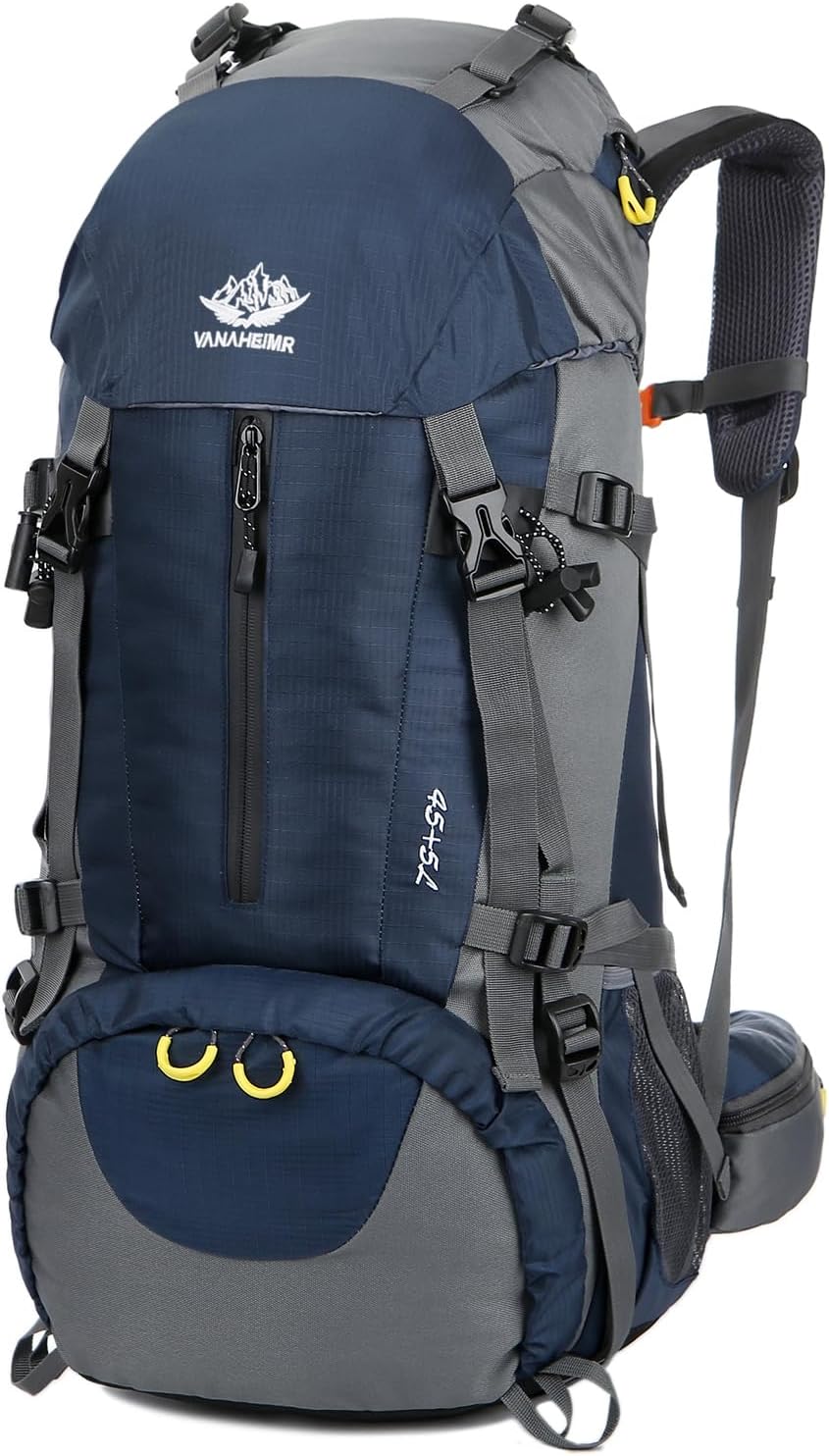 50L Hiking Backpack Men Camping Backpack with rain cover 45l+5l Lightweight Backpacking Backpack Travel Backpack