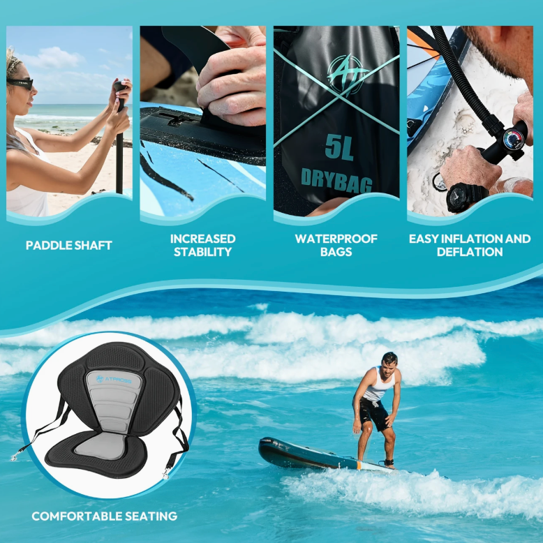 11'6" Inflatable Paddle Board Package