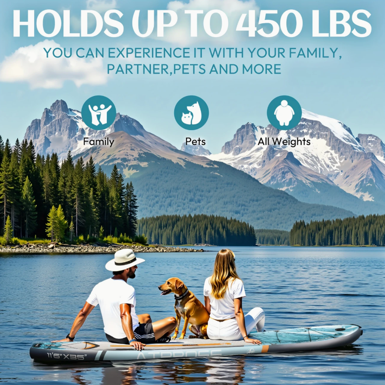 11'6" Inflatable Paddle Board Package
