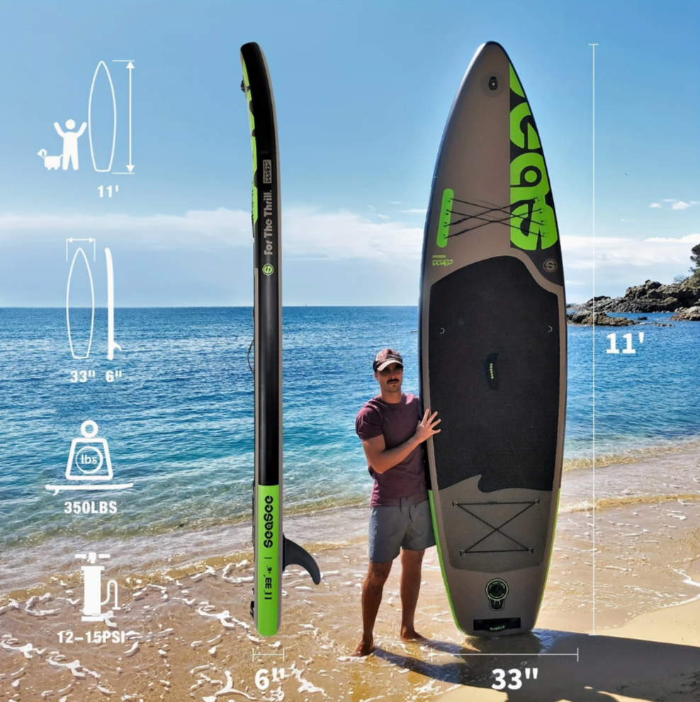 11' Inflatable Stand Up Paddleboard