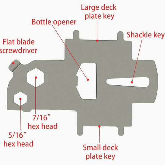 Universal Deck Plate Key