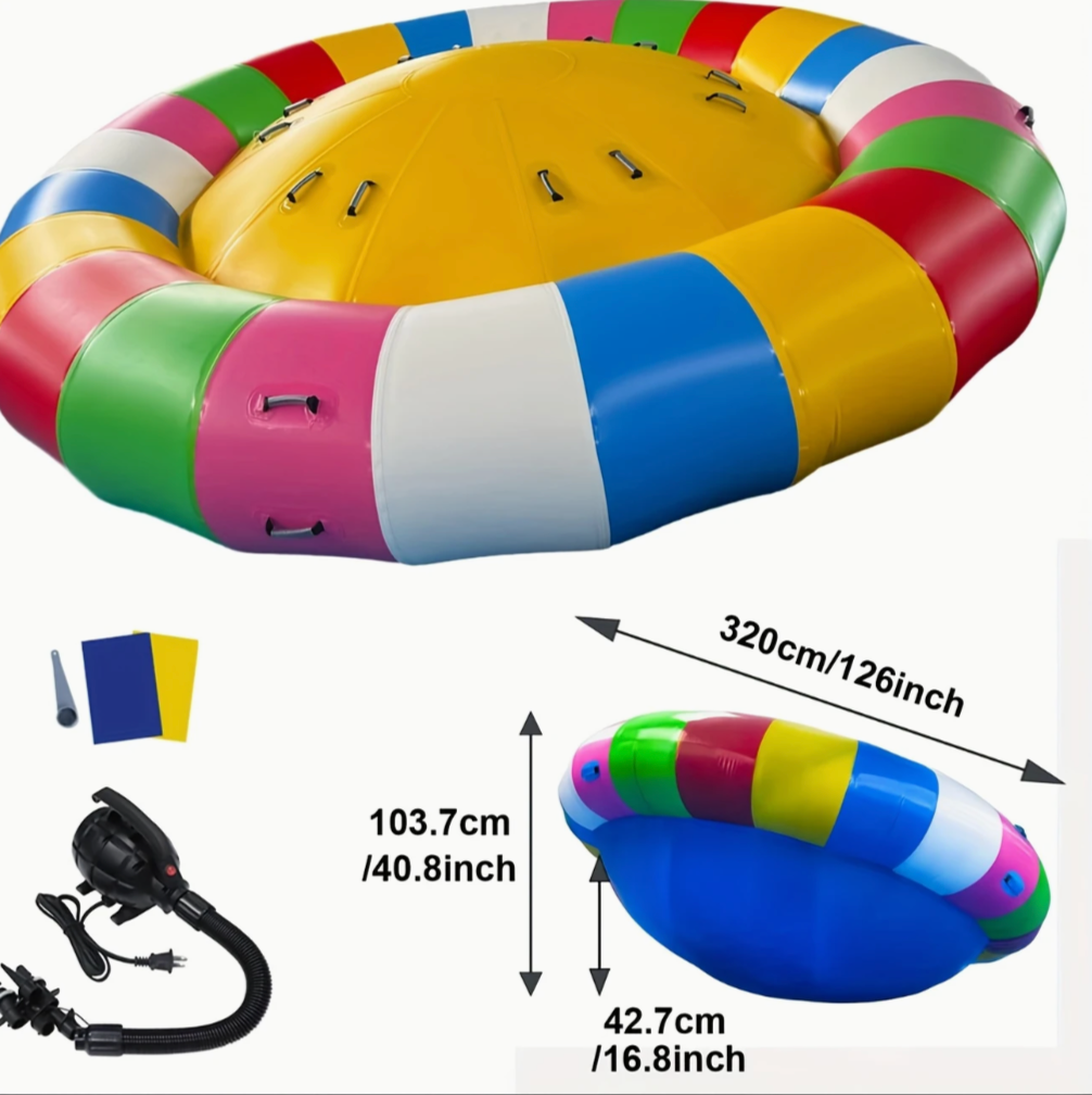5-Person Inflatable UFO Towable Tube