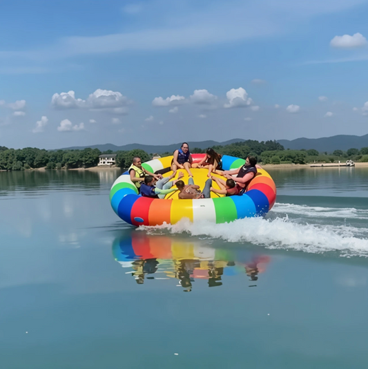 5-Person Inflatable UFO Towable Tube