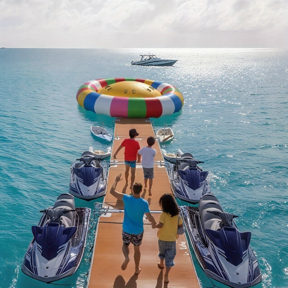 5-Person Inflatable UFO Towable Tube