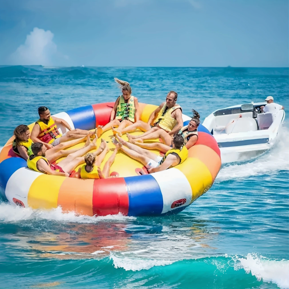 5-Person Inflatable UFO Towable Tube