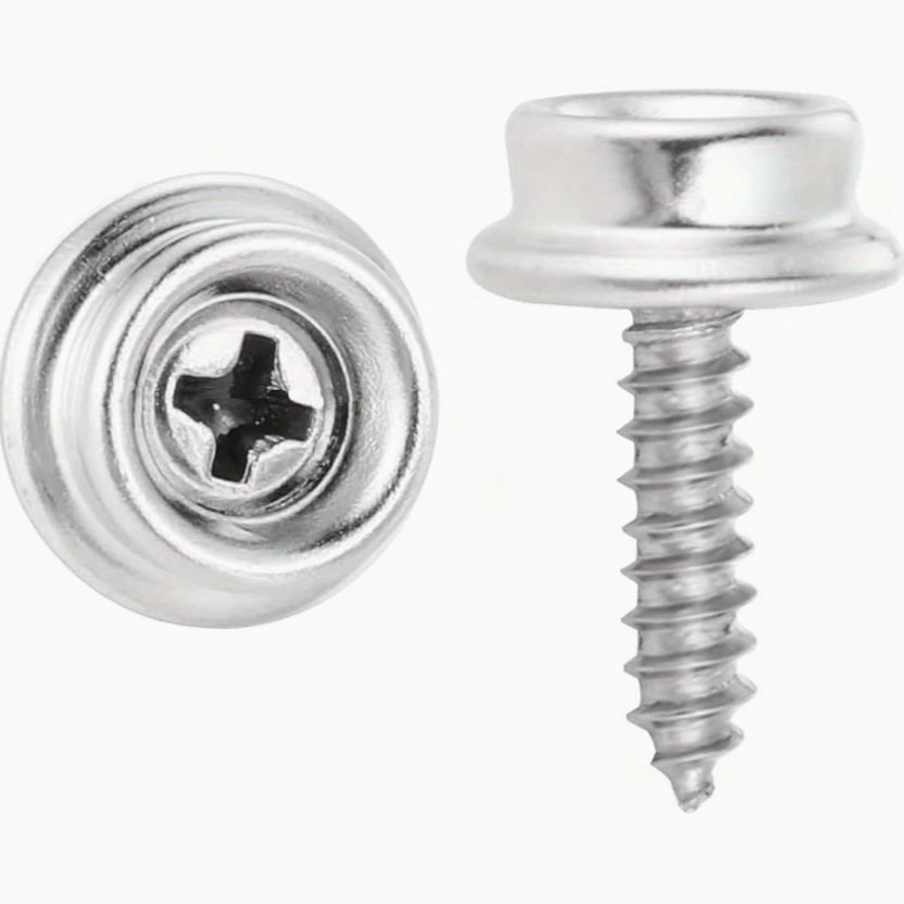 24pcs Marine-Grade Stainless Steel Boat Snaps