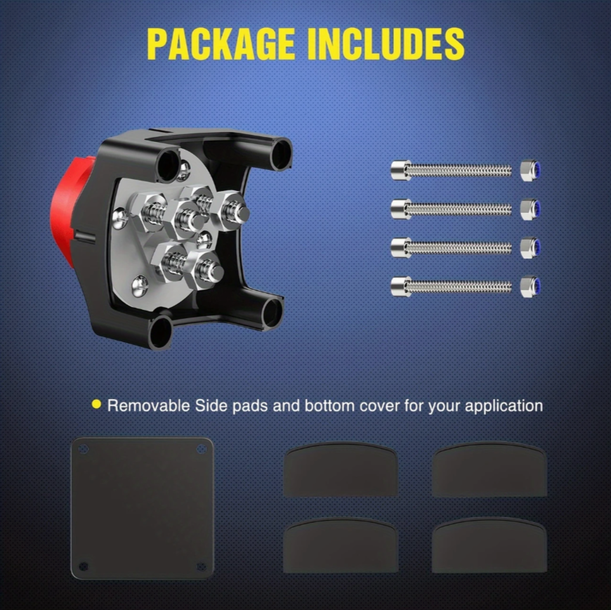 Heavy-Duty Battery Disconnect Switch (12V–48V)