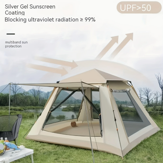 8-Person Family Tent with Canopy & Mosquito Netting