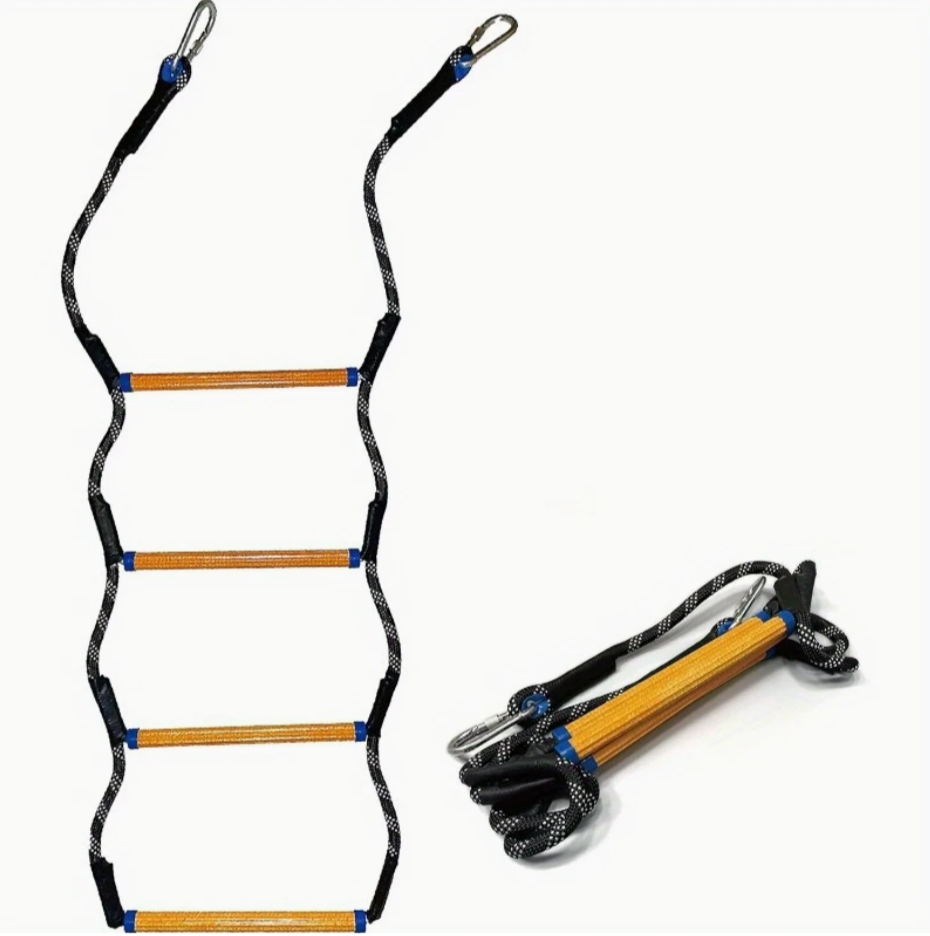 4-Step Heavy-Duty Boat Rope Ladder