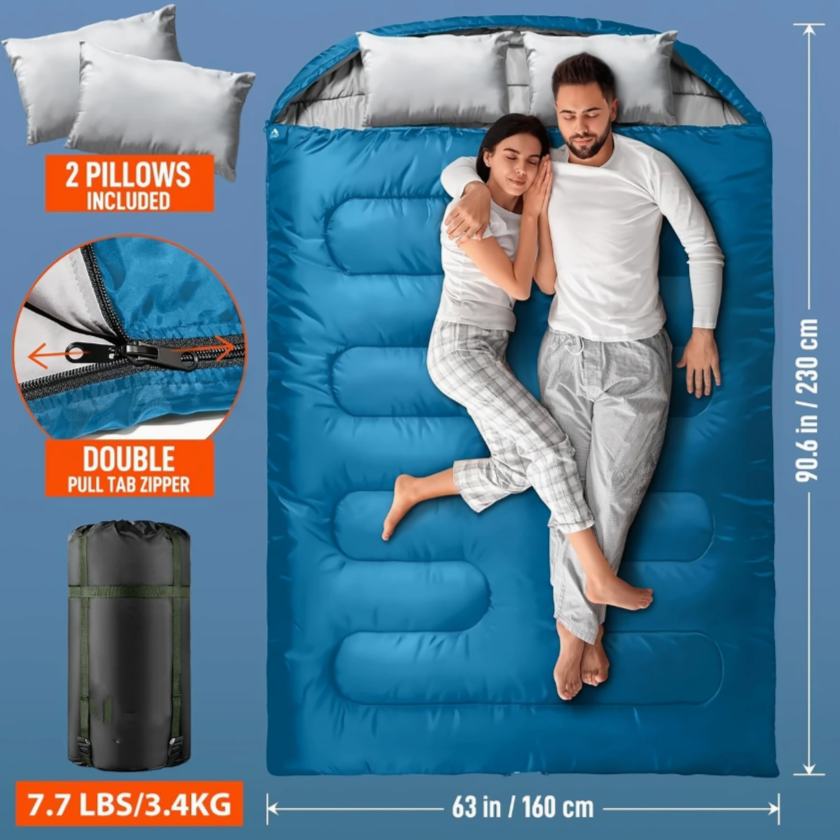 Double Sleeping Bag for Adults