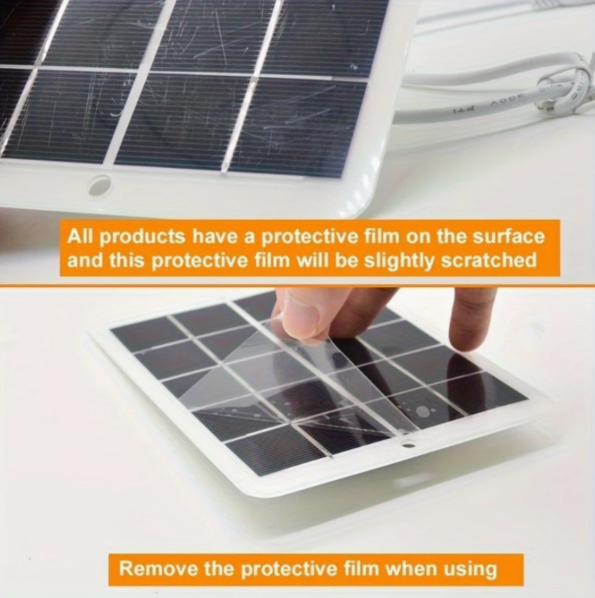 Foldable Solar USB Charging Pads