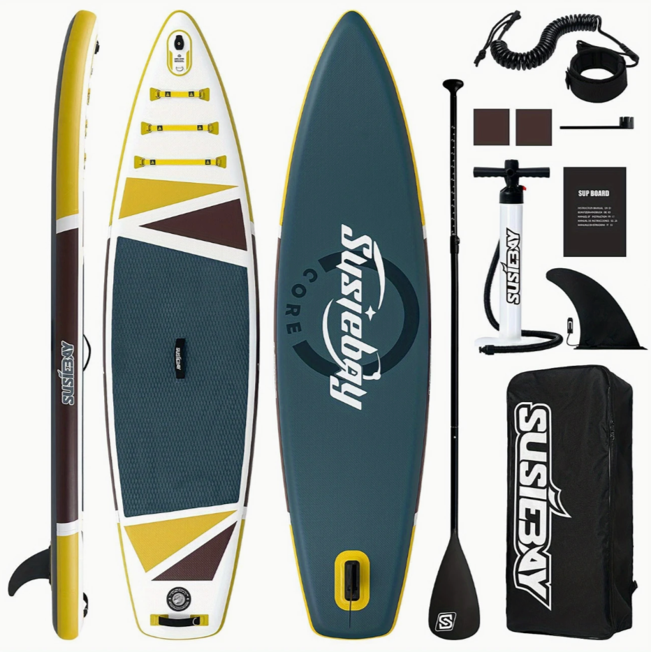 10'6" Inflatable Stand-Up Paddle Board with Accessories