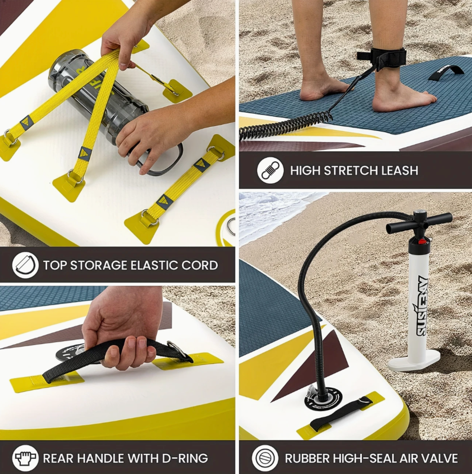 10'6" Inflatable Stand-Up Paddle Board with Accessories