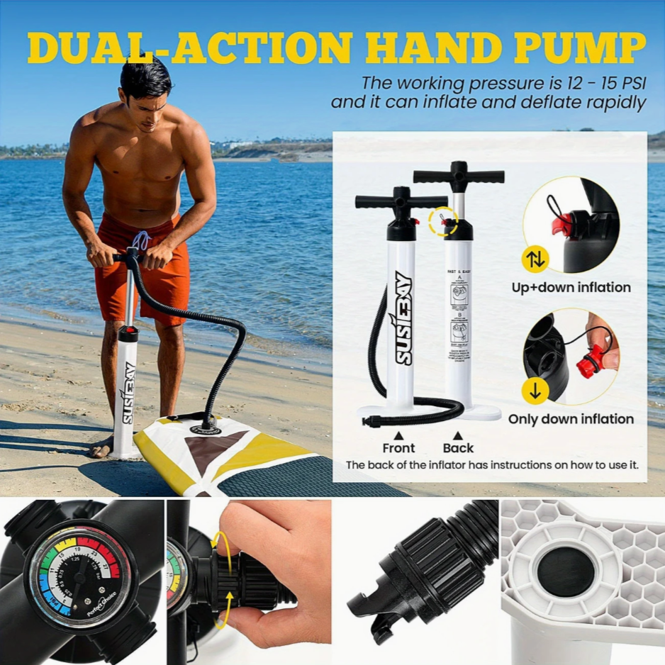 10'6" Inflatable Stand-Up Paddle Board with Accessories