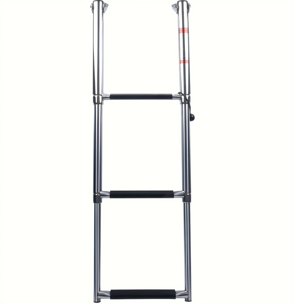 3-Step Telescoping Stainless Steel Boat Ladder