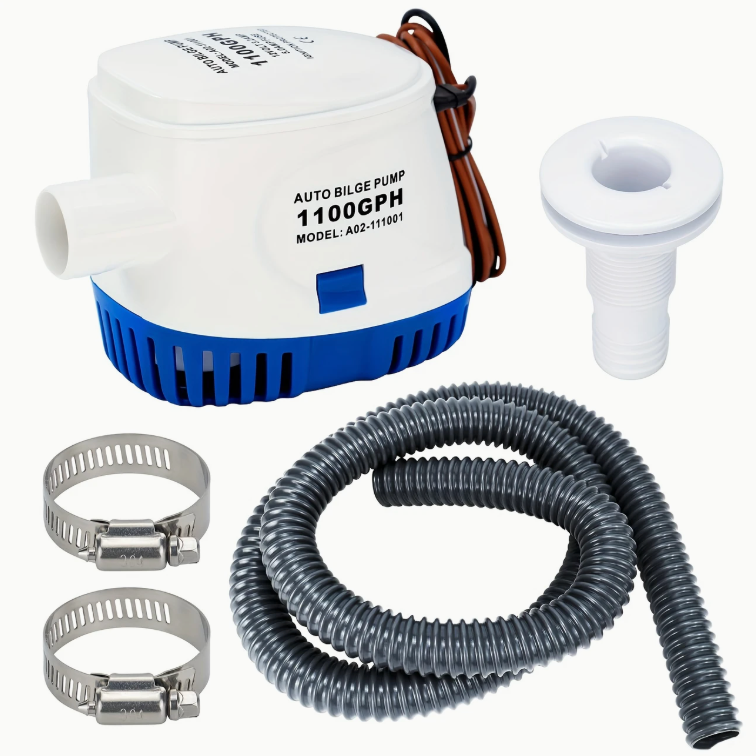 1100 GPH Automatic Bilge Pump Kit