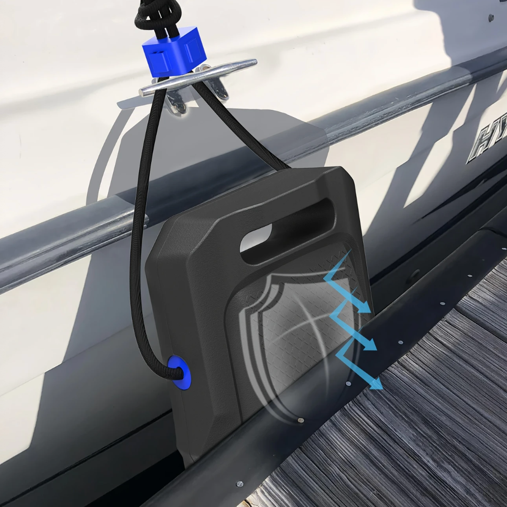 2-Pack Heavy-Duty EVA Flat Boat Dock Bumpers