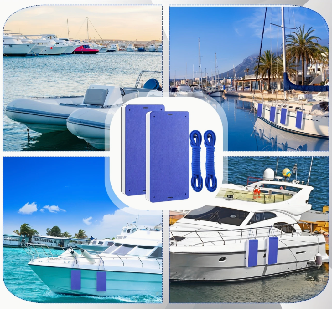 2-Pack Heavy-Duty EVA Foam Boat Fenders