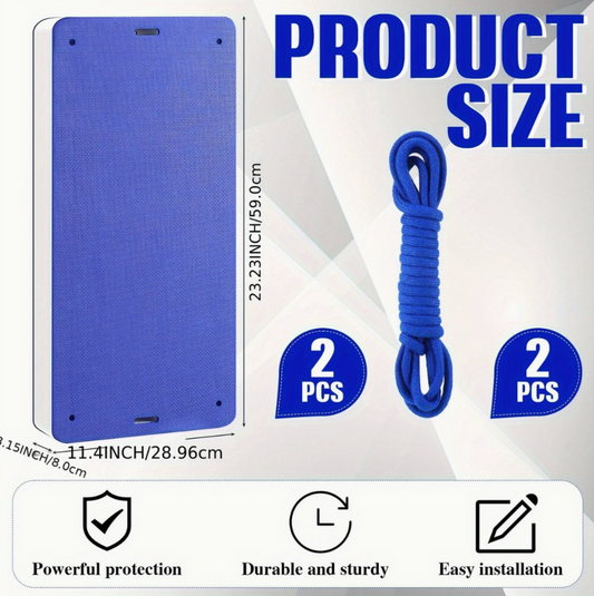 2-Pack Heavy-Duty EVA Foam Boat Fenders