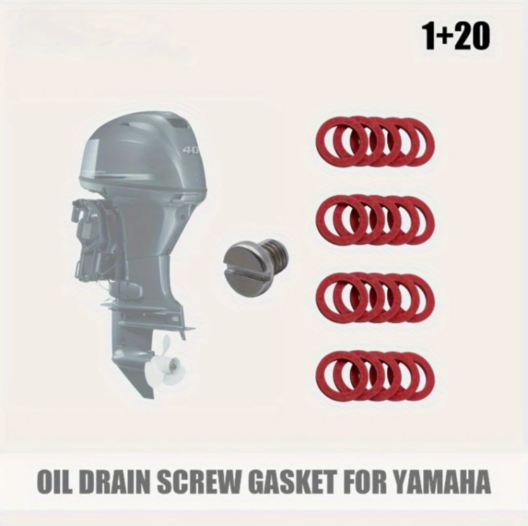 Mercruiser Drain Plugs - Lower Unit Drain Plug and Yamaha Outboard Oil Drain Plug for Marine Engines