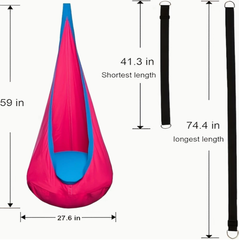 Inflatable Hanging Chair with Cushion – Portable Comfort for Indoors & Outdoors