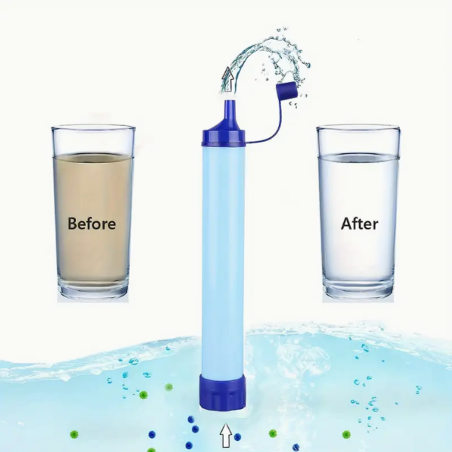 Ultralight Water Filter Straw – Compact Water Purifier for Outdoor Adventures