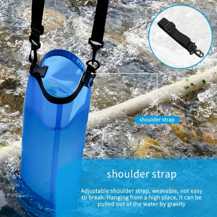 Gravity Water Filter System – 1.59-Gallon Capacity with Built-In Purifier