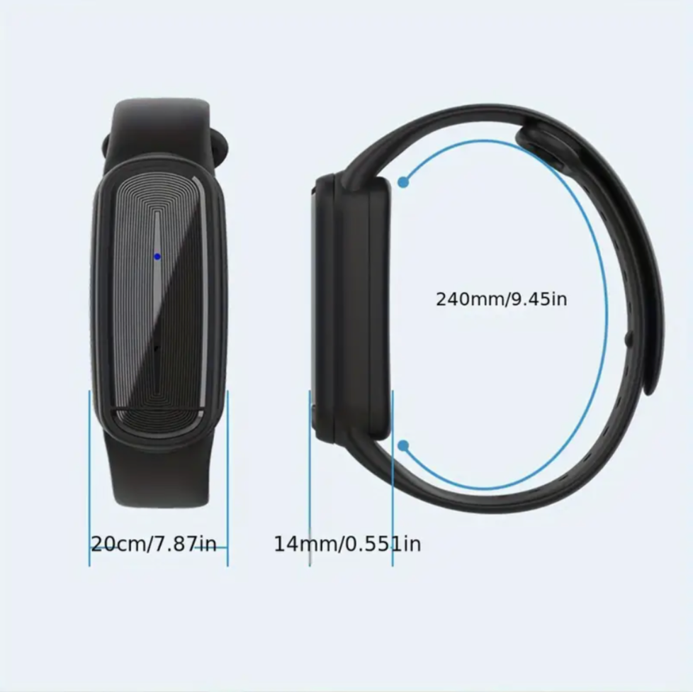 Mosquito Repellent Bracelet – USB Rechargeable, Chemical-Free (2-Pack)