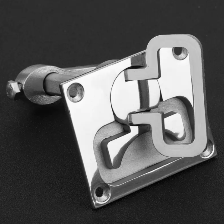 Stainless Steel Flush Mount Hatch Latch – Marine Grade Hardware