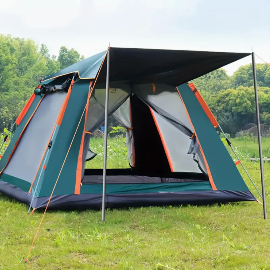 4-6 Person Family Automatic Instant Setup Camping Tent - All-Season Tent, Waterproof & Windproof