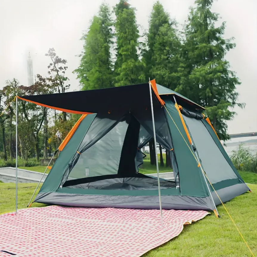 4-6 Person Family Automatic Instant Setup Camping Tent - All-Season Tent, Waterproof & Windproof