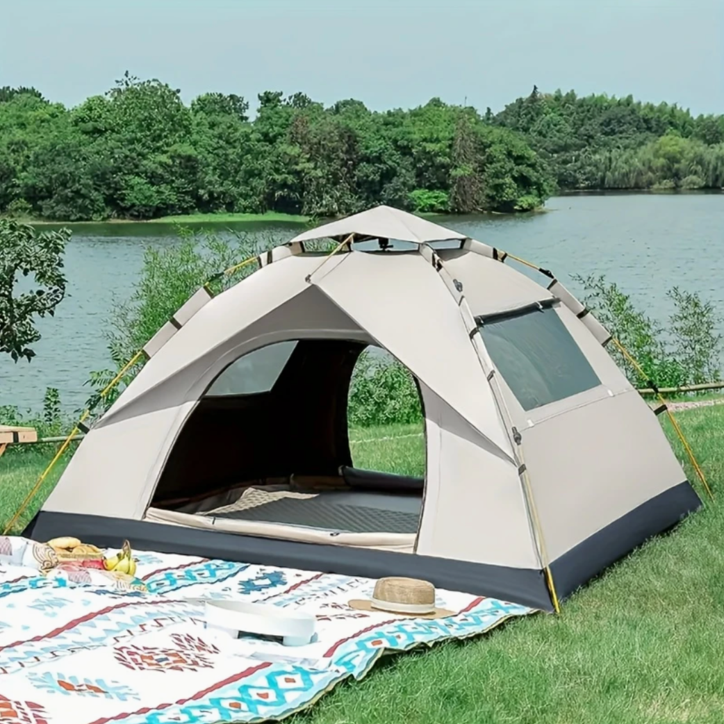 3–4 Person Automatic Pop-Up Camping Tent