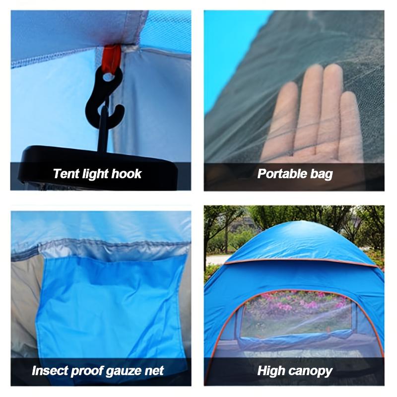 2 Person Camping Tent 3 Person Tents for Camping Windproof Tents for Camping Hiking Backpacking Traveling 2-3 Family People Tents for Camping Portable Tent with Carry Bag