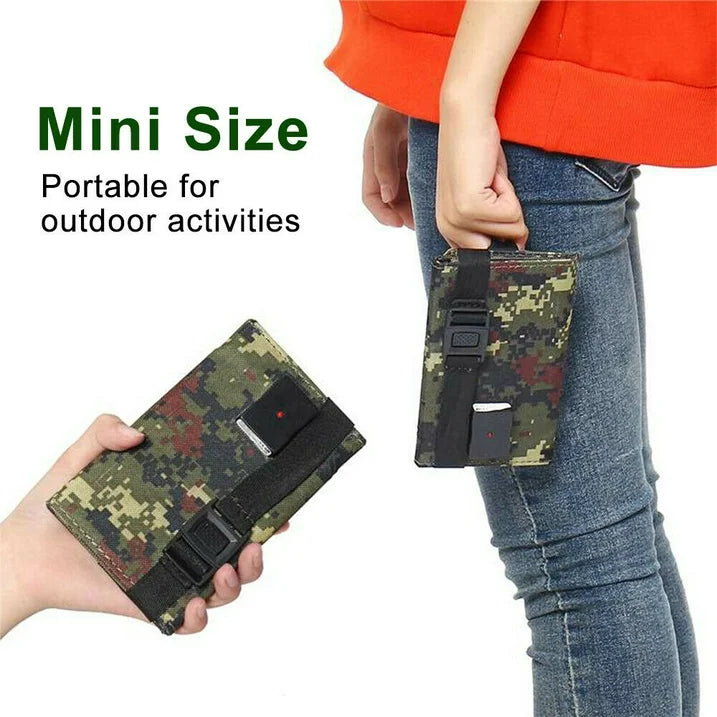 80W USB Solar Panel Folding Power Bank Outdoor Camping Hiking Phone Charger USB