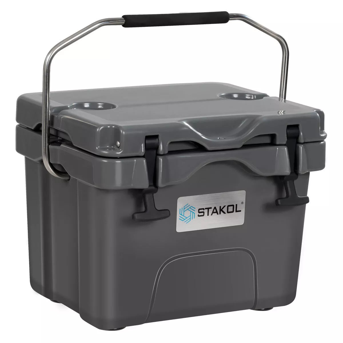 16 Quart Cooler Portable Ice Chest 24 Cans Ice Box Leak-Proof