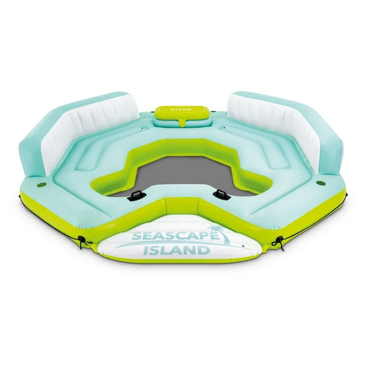 Intex Seascape Island Water Lounge with Built In Cooler and Backrests