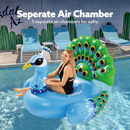 Inflatable Peacock Float