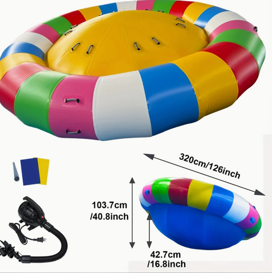 5-Person Inflatable UFO Towable Tube
