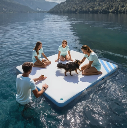 Inflatable Floating Dock Platform