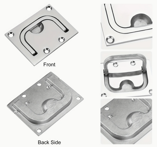 Stainless Steel Marine Hatch Ring Pull Handles