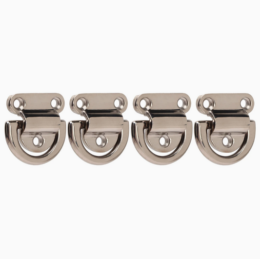 Stainless Steel Folding Pad Eye D-Rings