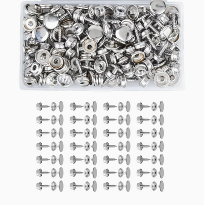 Stainless Steel Marine Canvas Snap Kit