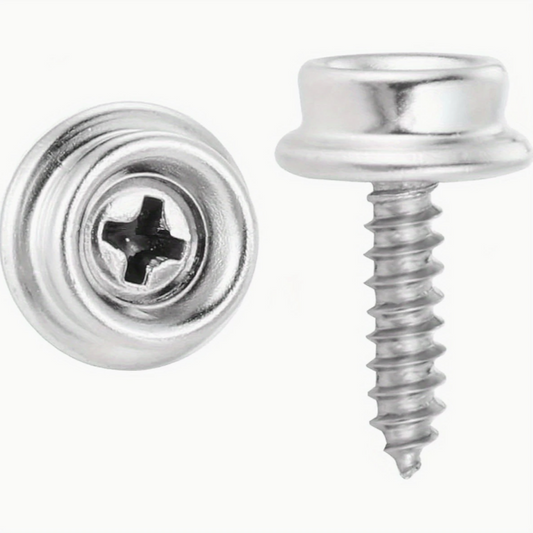 24pcs Marine-Grade Stainless Steel Boat Snaps