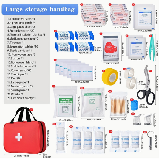 189-Piece Waterproof First Aid Kit
