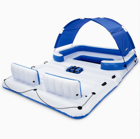 Bestway Hydro-Force Tropical Breeze 6 Person Inflatable Party Island Float