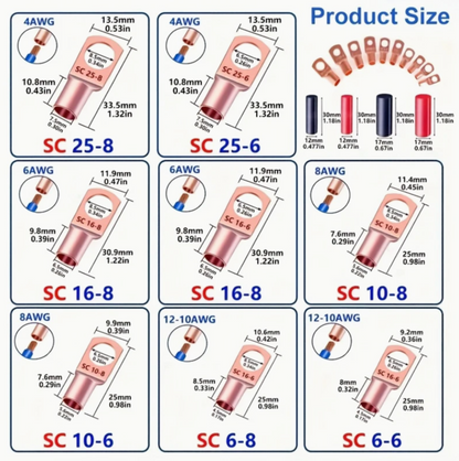 220-Piece Ring Terminal Assortment Kit
